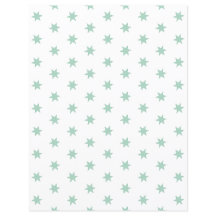 Blaue Sterne und Blätter - Scrapbook Paper Sheet