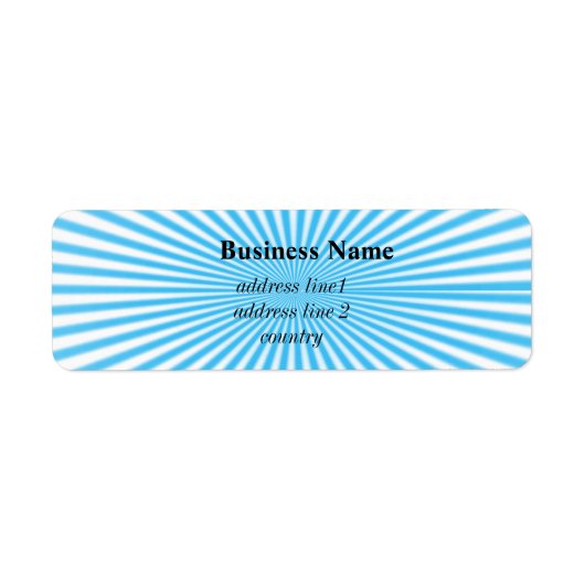 blaue Sternenexplosion cooles Design (Vorne)