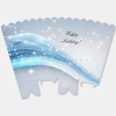 Blaue Sternenhimmel-Popcorn-Box, Partybegünstigung Geschenkschachtel (Ungeklappt)