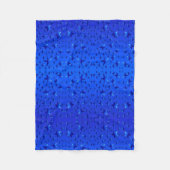 Blaue Sternennacht-Musterdecke Fleecedecke (Vorderseite)