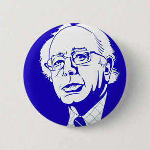 blaue stimme bernie sanders button