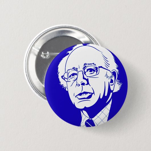 Blaue Stimme Button (Vorne & Hinten)