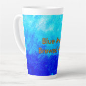 "Blaue Stimmung, Braut Stimmung" Milchtasse (Linke Ecke)