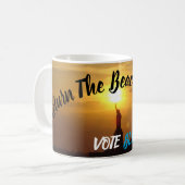 BLAUE-STIMMUNG: Die Hoffnung zurück Kaffeetasse (Vorderseite Links)