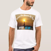 BLAUE-STIMMUNG: Die Hoffnung zurück T-Shirt (Vorderseite)