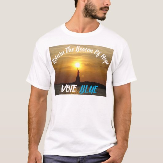 BLAUE-STIMMUNG: Die Hoffnung zurück T-Shirt (Vorderseite)