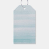 Blaue Strand-Brautparty | Strand-Dankeschön-Gesche Geschenkanhänger (Rückseite)