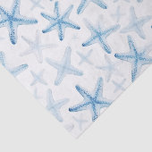 Blaue Strand-Seestern-Hochzeit Seidenpapier (Ausschnitt)