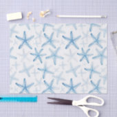 Blaue Strand-Seestern-Hochzeit Seidenpapier (Handwerk)