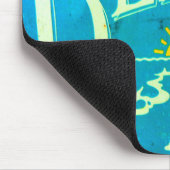 blaue Strandmauspad Mousepad (Ecke)
