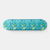 Blaue Strandskateboard Skateboard (Horizontal)