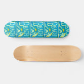 Blaue Strandskateboard Skateboard (Horizontal)