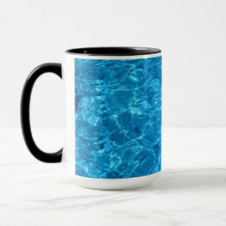Blaue Strandwasser-Kombitasse Tasse