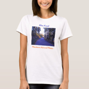 Blaue Straße T-Shirt
