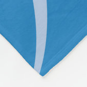 blaue Straßen Fleecedecke (Ecke)