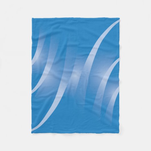 blaue Straßen Fleecedecke (Vorderseite)