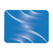 blaue Straßen Magnet (Horizontal)
