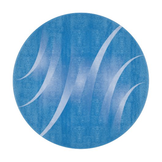 blaue Straßen Schneidebrett (Vorderseite)