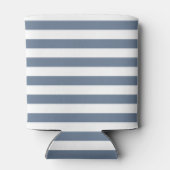 Blaue Streifen Ankerplatz für Ihren Schiffsnamen Dosenkühler (Rückseite)