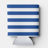 Blaue Streifen auf einer beliebigen Farbe mit Indi Dosenkühler (Rückseite)