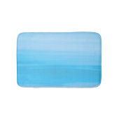 Blaue Streifen Badematte (Vorderseite)