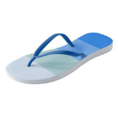 Blaue Streifen Badesandalen (Schrägansicht)