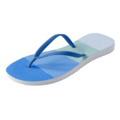 Blaue Streifen Badesandalen (Schrägansicht)