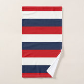 Blaue Streifen Badhandtuch Set (Handtuch)