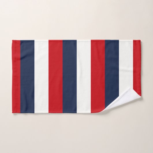 Blaue Streifen Badhandtuch Set (Handtuch)