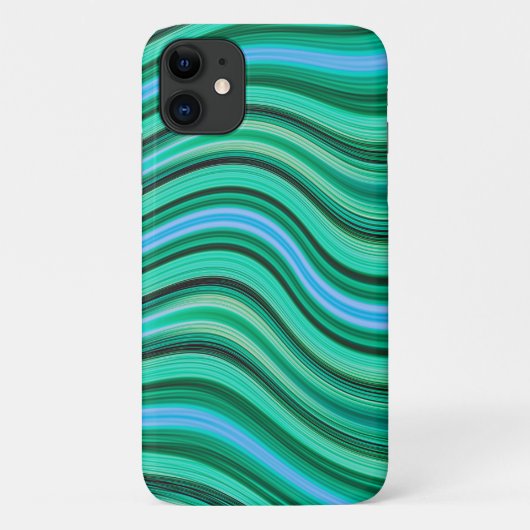 Blaue Streifen Case-Mate iPhone Hülle (Rückseite)