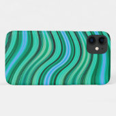 Blaue Streifen Case-Mate iPhone Hülle (Rückseite (Horizontal))