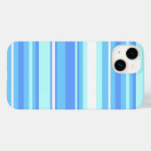 Blaue Streifen Case-Mate iPhone Hülle (Rückseite (Horizontal))
