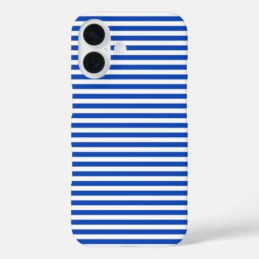 Blaue Streifen Case-Mate iPhone Hülle (Rückseite)