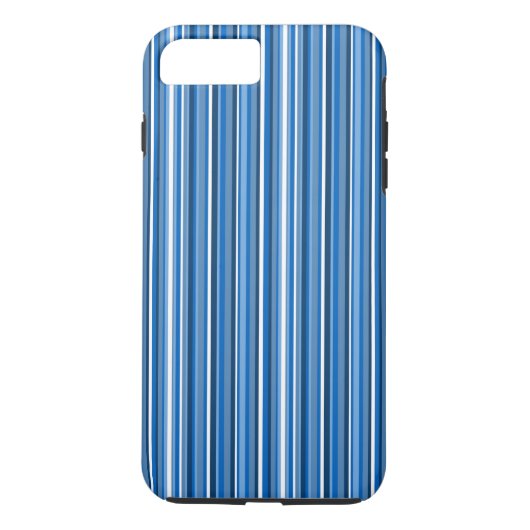 Blaue Streifen Case-Mate iPhone Hülle (Rückseite)