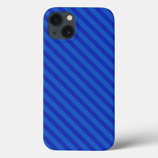 Blaue Streifen Case-Mate iPhone Hülle (Rückseite)