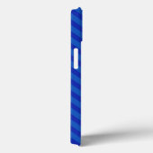 Blaue Streifen Case-Mate iPhone Hülle (Rückseite / Rechts)