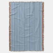 Blaue Streifen Decke (Vorderseite Vertikal)