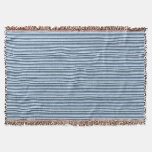 Blaue Streifen Decke (Vorderseite)