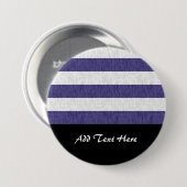 Blaue Streifen der Nautik Button (Vorne & Hinten)