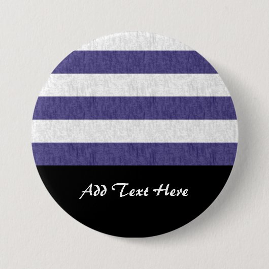 Blaue Streifen der Nautik Button (Vorderseite)