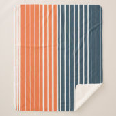 Blaue Streifen der Nautik Sherpadecke (Vorderseite)