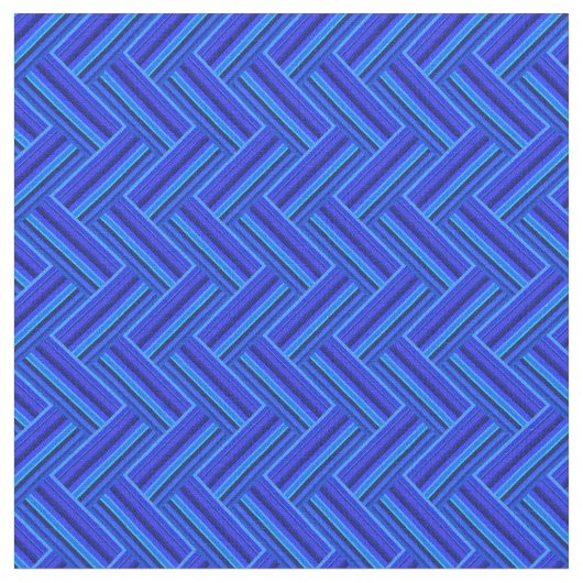 Blaue Streifen-Doppelwegemuster Stoff (Nahaufnahme)