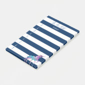 Blaue Streifen, Einhorn, Aufgabenliste Post-it Klebezettel (angewinkelt)