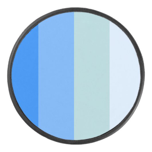 Blaue Streifen Eishockey Puck (Vorderseite)