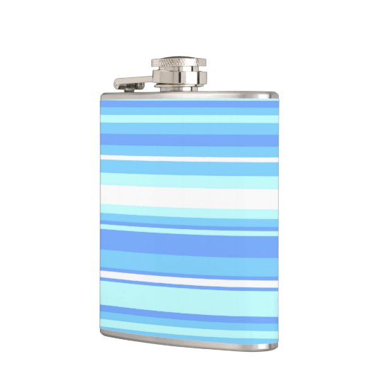 Blaue Streifen Flachmann (Links)