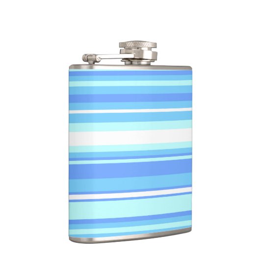 Blaue Streifen Flachmann (Rechts)