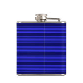 Blaue Streifen Flachmann (Rückseite)