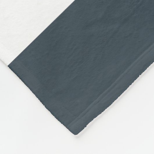 Blaue Streifen Fleecedecke (Ecke)