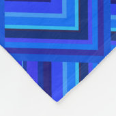 Blaue Streifen Fleecedecke (Ecke)