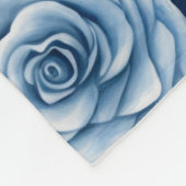 Blaue Streifen Fleecedecke (Ecke)